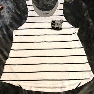 Dakine XL tank top. Black white and grey. NWOT